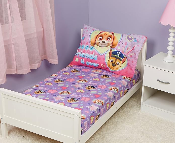 paw patrol crib sheet