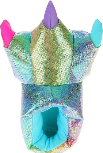 rainbow monster slippers