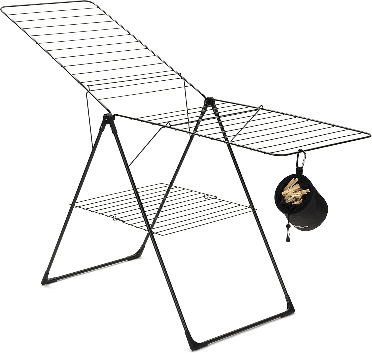 Brabantia TModel Foldable Indoor Clothes Airer, 20 m Black