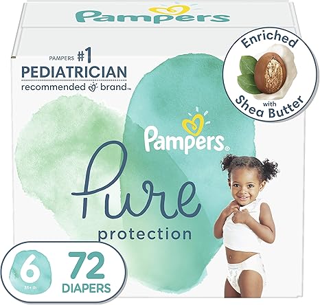 pampers new baby diapers 72