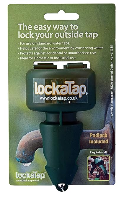 Lockatap Garden Tap Lock Amazon In Garden Outdoors