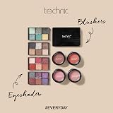 Technic 28 Pcs Professional Makeup Train Case w/ Mirror, Cosmetics & Tools view 3