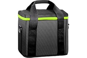 SinKeu Carrying Case Bag, Portable Power Station Case for E150, Protective Storage Bag with Organizer Pockets for Camping, Travel Accessories (E150 Not Included)