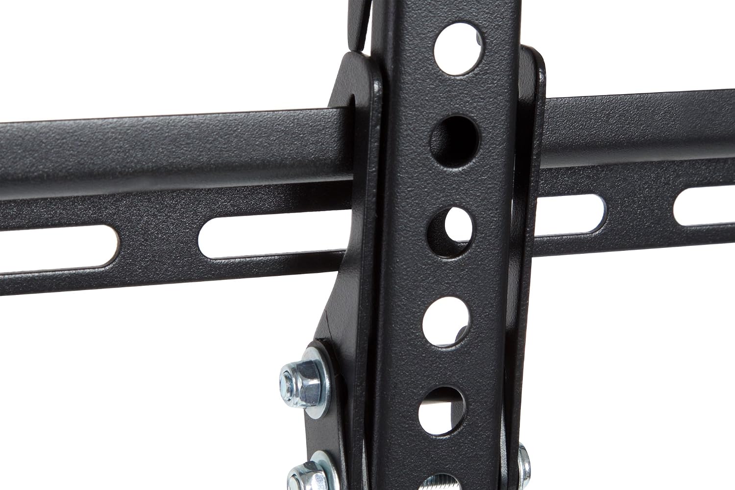 ProperAV Fixed Flat Wall TV Bracket 37" 40" 42" 43" 46" 50" 55" 60" 65" 70" 75" Tilt 8° VESA Max 600x400 Black - Image 4
