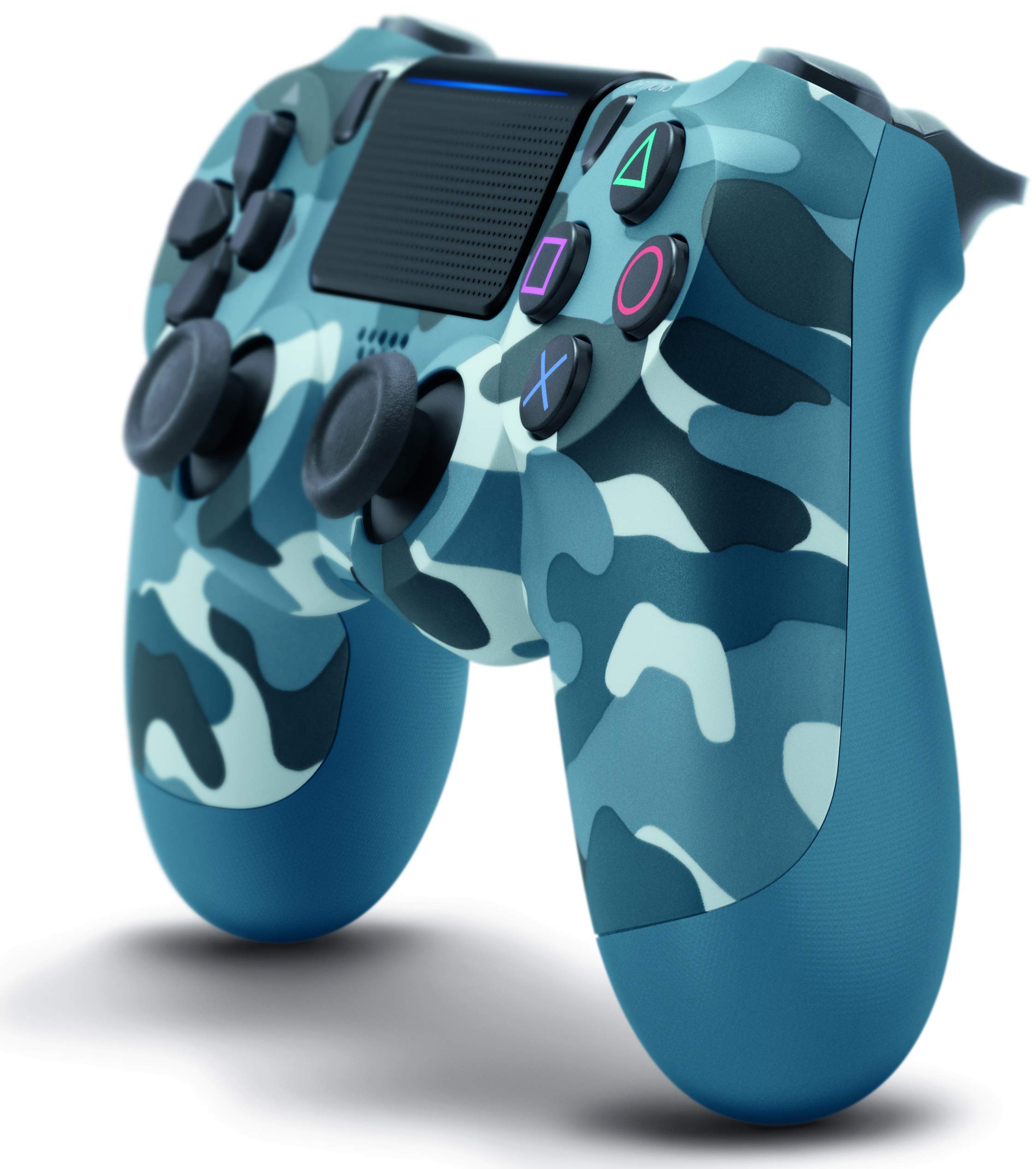 DualShock 4 Wireless Controller for PlayStation 4 - Blue Camouflage (Renewed)