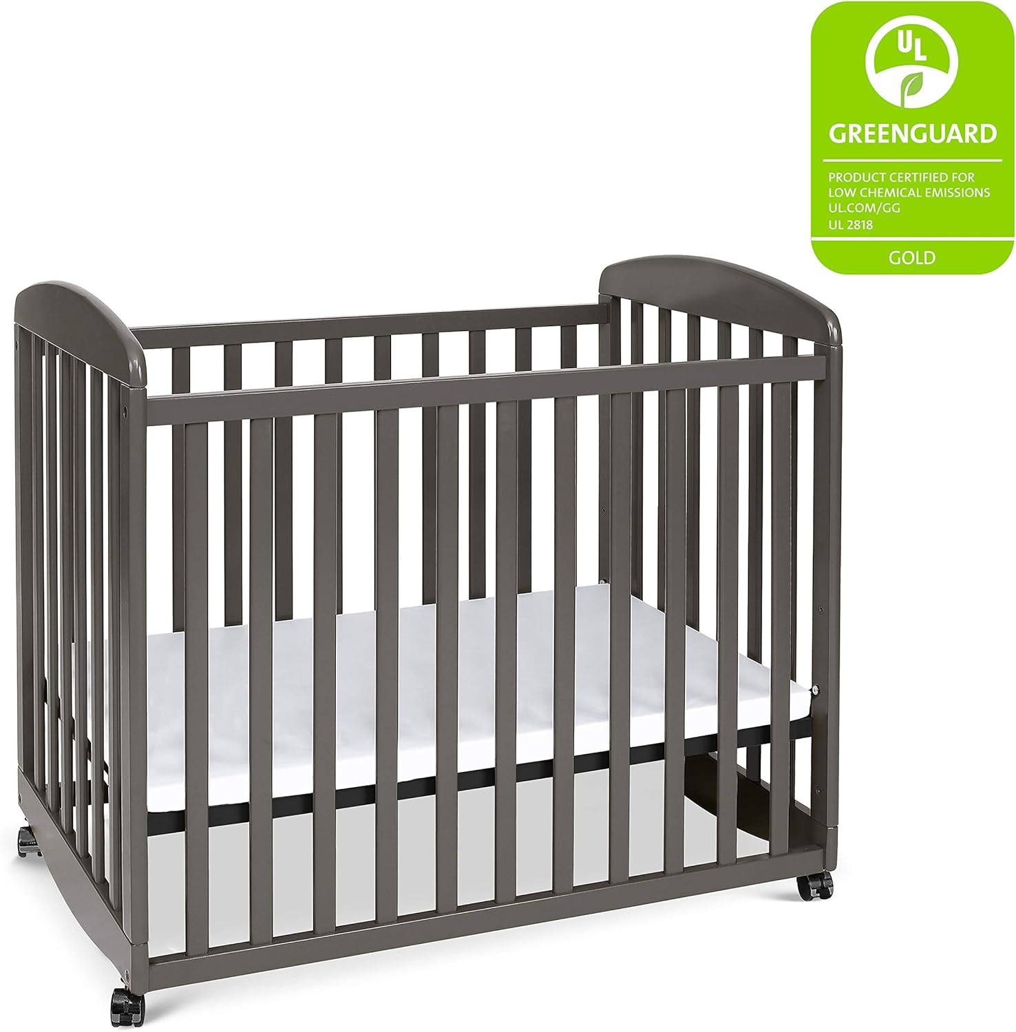 slate gray crib