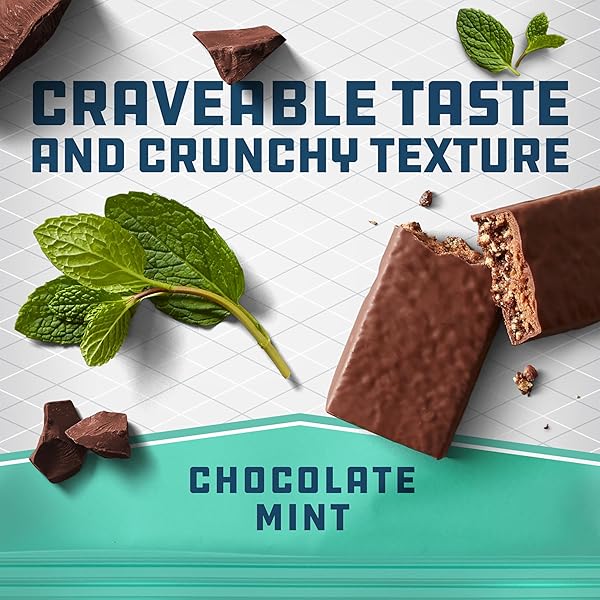 CLIF BUILDERS PROTEIN BARS – CHOCOLATE MINT FLAVOR – 20G PLANT BASED PROTEIN – GLUTEN FREE – NON-GMO – LOW GLYCEMIC – NO ARTIFICIAL SWEETENERS – VALUE PACK, 2.4 OZ. (12 COUNT)