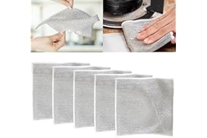 Multipurpose Wire Dishwashing Rags for Wet and Dry - 2024 New Steel Wire Dish Towel for Wet and Dry Wire Dishcloth for Dishes