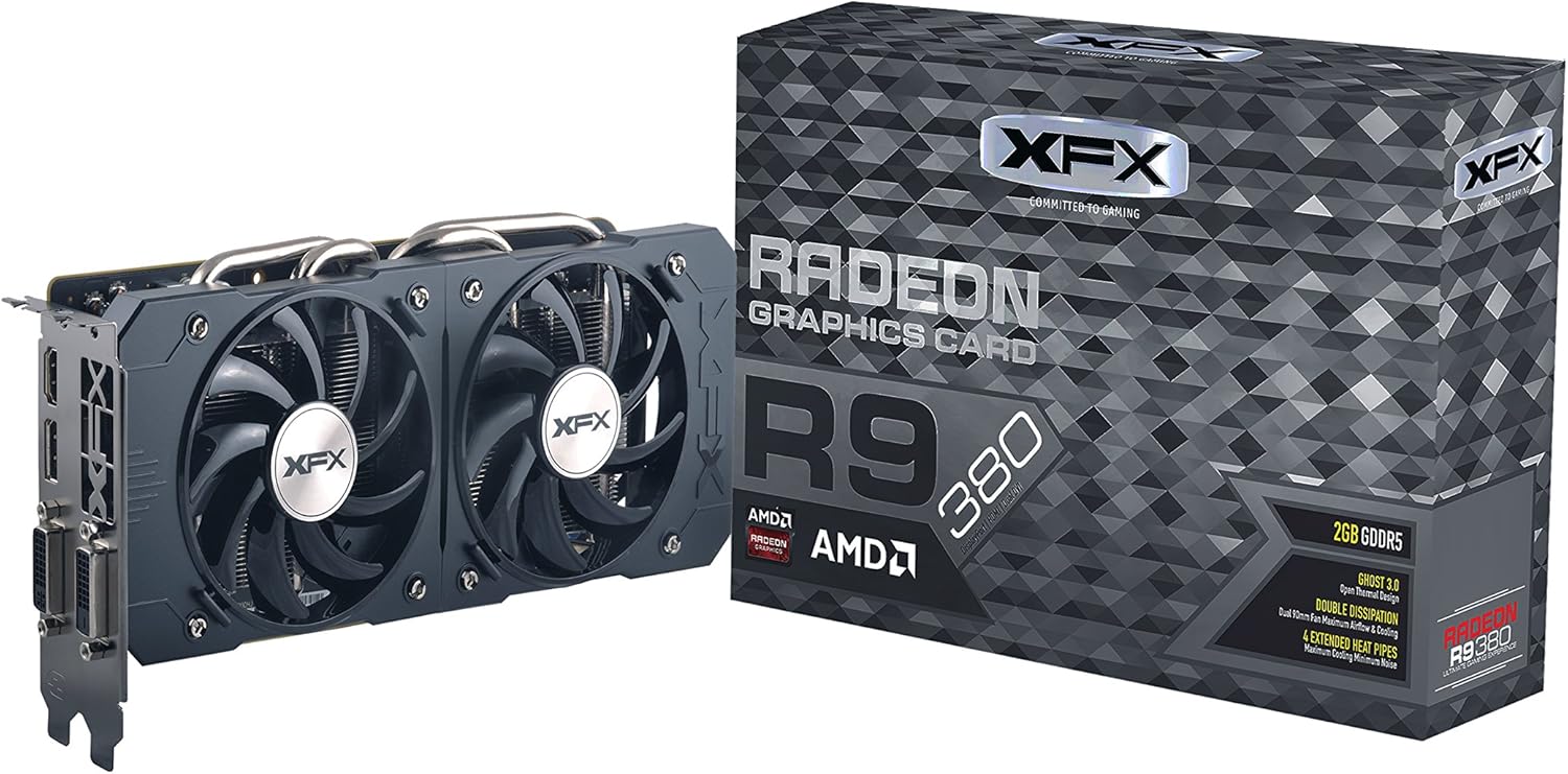 XFX Radeon R9 380 DD Edition Graphics Card (2 GB, GDDR5) Amazon.co.uk