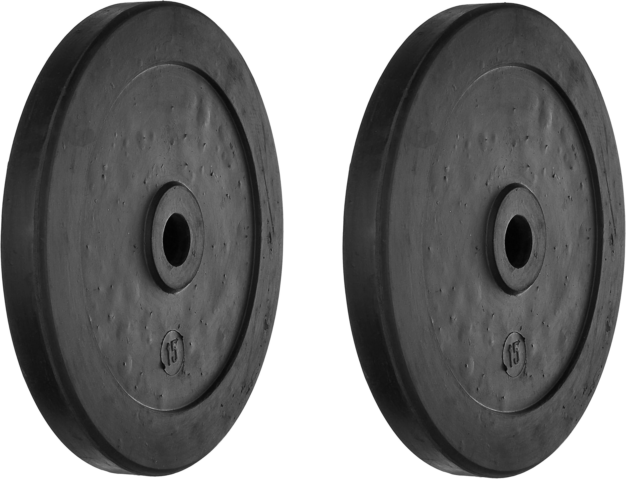 Skera Pair of Olympic Rubber Weight Plates (1.25kg to 10 kg) Bore Size 50.8mm Approx 2 Inch