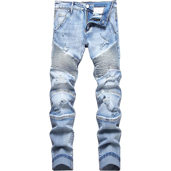 Cremieux Premium Denim Relaxed Straight Fit Medium Wash Stretch Jeans