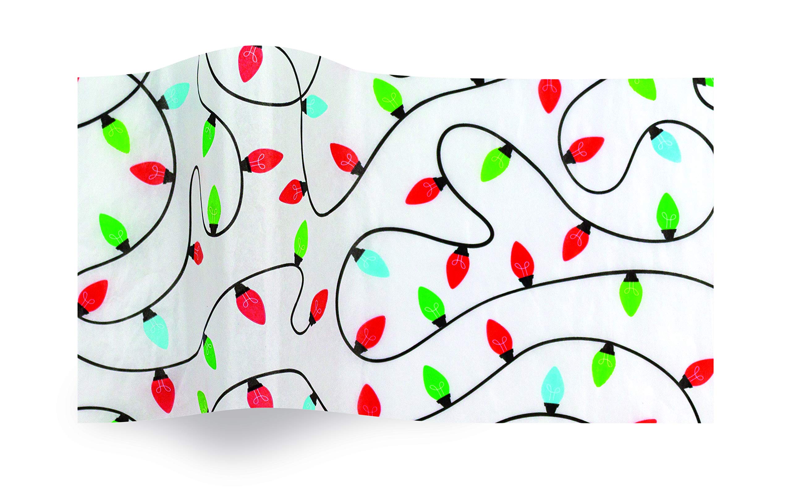 SatinWrap Luxury Printed Tissue Wrapping Paper Light Parade 5 Sheets, SD 383-200 B