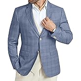 Men's Casual Blazer Slim Fit Suit Jacket for Men Plaid Blazer 2 Buttons Sports Coats for Mens Lightweight Blazers