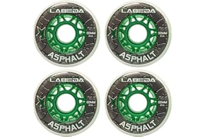 Labeda Wheels Inline Roller Hockey Gripper Asphalt Outdoor White 76mm 83A x4