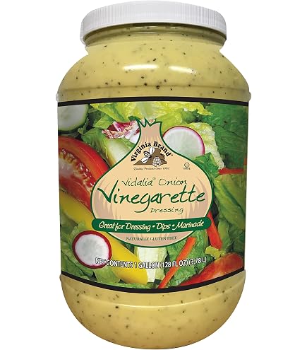Amazon.com : Virginia Brand Vidalia Onion Vinegarette Salad Dressing - 2/24  oz. : Vidalia Onion Vinaigrette : Grocery & Gourmet Food