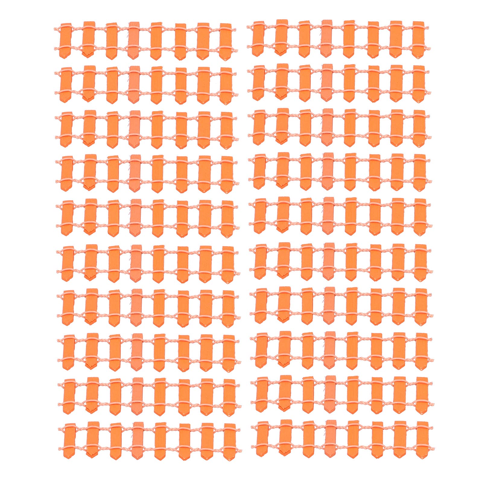 20PCS Mini Wooden Fence, Interesting and Cute Miniature Wooden Fence for Home Garden Plant Pot DIY Project Micro Landscaping