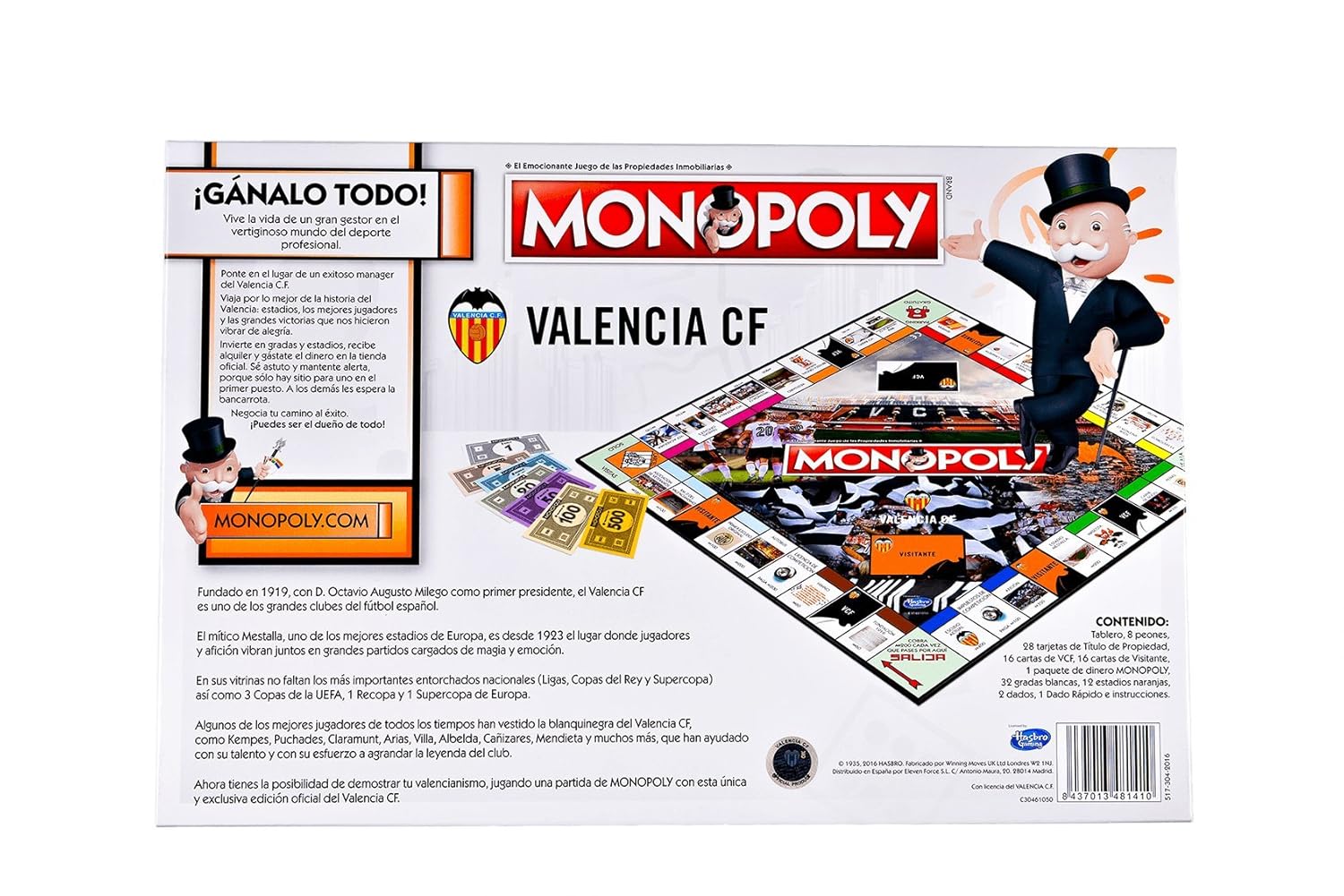 Valencia CF Monopoly (81410), Multicolor, Ninguna: Amazon.es ...