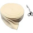 Premium Elastic Tubular Bandage Size A Stockinette,- 1.8 Inches x 33 Feet - Plus One Pair of Medical Scissors