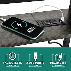 YITAHOME Height Adjustable Table with Charging