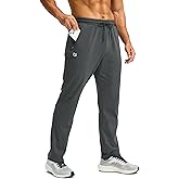 G Gradual Men's Fleece Lined Winter Pants with 3 Zipper Pockets Warm Athletic Joggers Workout Running Sweatpants for Men