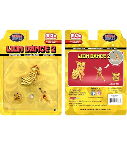 Amazon.com: American Diorama 1:64 Figure Set Chinese New Year CNY