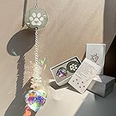 Pet Memorial Gifts for Dogs Cats, Crystal Suncatchers, Loss of Dog Sympathy Gift, Window Suncatcher of Dog Remembrance, Bereavement (AB Effect)
