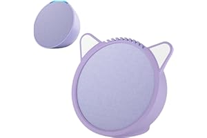 Liboer Silicone Cover for Ec/-ho P/-op Soft Waterproof Dustproof Portable Protective Case Compatible with Ec-h/o P-o/p Speaker Accessories (Purple)