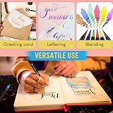 ISLAND 36+1 Watercolour Brush Pens Set for Kids Adults Calligraphy view 4