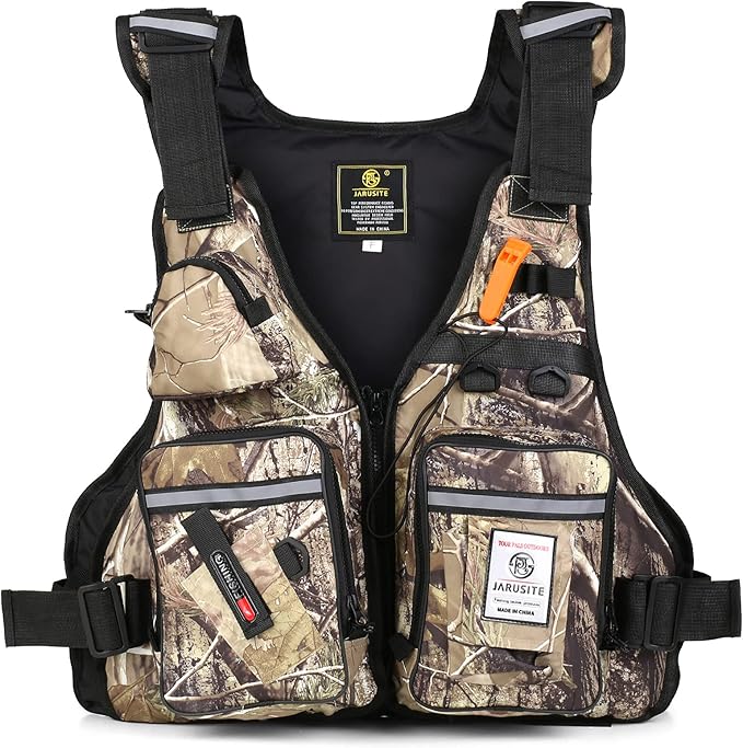 Fly Fishing Vest Fishing Kayak Life Jacket Safety Life Outdoor Jacket