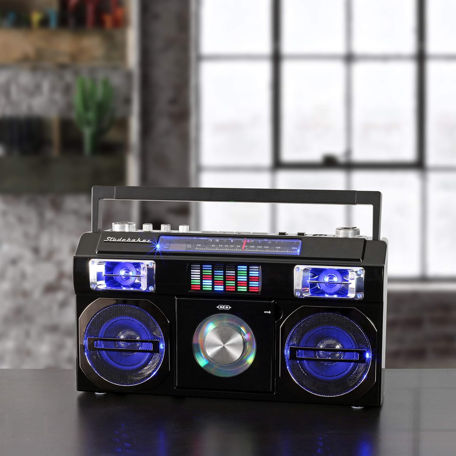 studebaker 80's retro street bluetooth boombox
