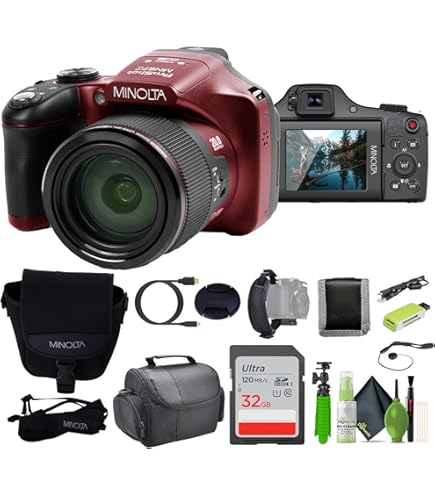 Amazon.com : Minolta MN67Z 20MP FHD Wi-Fi Bridge Camera with 67x