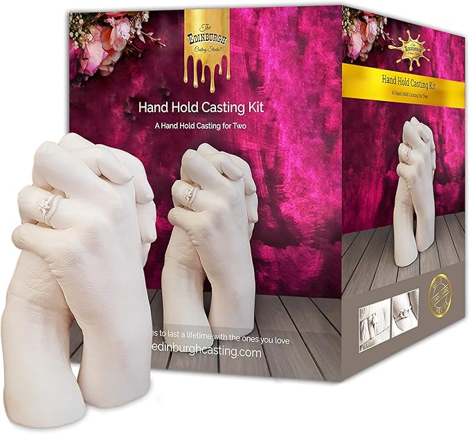 Edinburgh Hand Casting Kit for 2 Hand Statue Casting Kit, Couple DIY