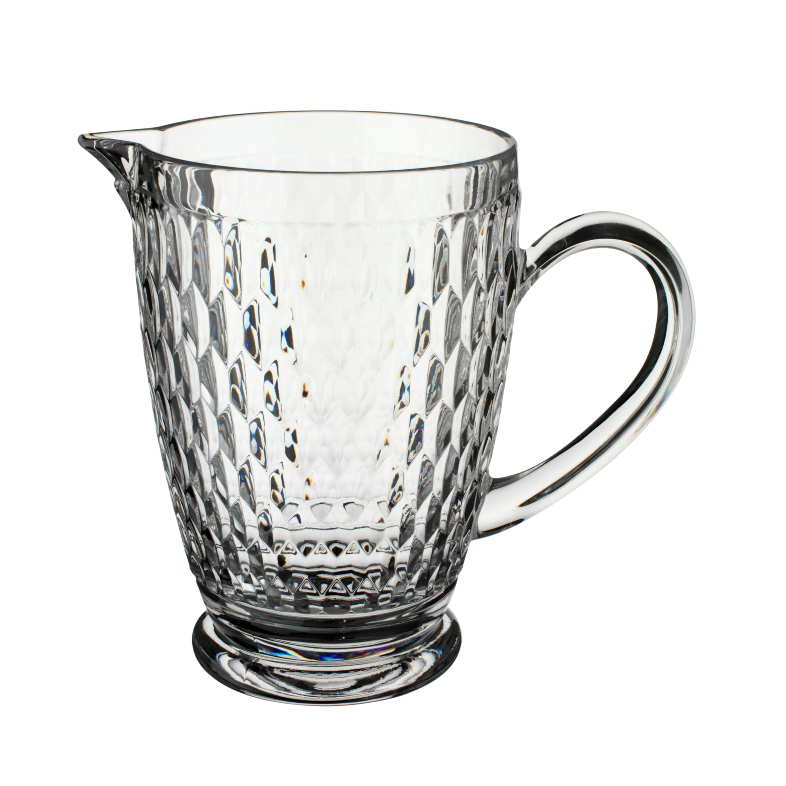 Villeroy & Boch - Boston jug, Exquisite, Beautifully Shaped jug to Serve Delicious Drinks at Any Party, Crystal, Transparent