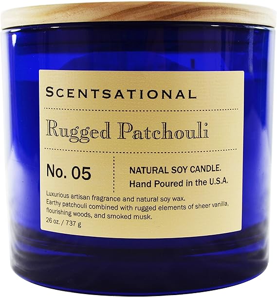 Scentsational No. 05 Rugged Patchouli 26 oz. Candle in