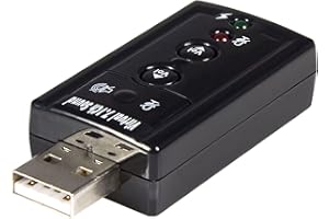 StarTech.com Virtual 7.1 USB Stereo Audio Adapter External Sound Card - Sound Card - Stereo - USB 2.0 - ICUSBAUDIO7