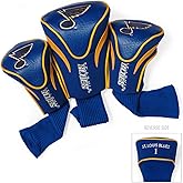 Team Golf NHL Numbered 1, 3, & X, Fits Oversized Drivers, Utility, Rescue & Fairway Clubs, Velour lined for Extra Club Protection