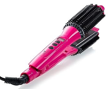 Buy Flat Iron Hair Straightener And Hot Round Brush Tourmaline