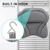 Roontin Bath Pillow 4D Mesh Waterproof Spa Cushion Head Neck Support All view 6