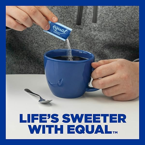 EQUAL 0 CALORIE SWEETENER, ASPARTAME AND ACESULFAME-K SWEETENER PACKETS, ZERO CALORIE SUGAR ALTERNATIVE, ERYTHRITOL FREE, 115 CT (PACK OF 12)