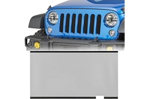 moveland Grill Insert for Jeep - Aluminum Alloy Mesh Grill Insert Screen Compatible with 2007-2018 Jeep Wrangler JK JKU