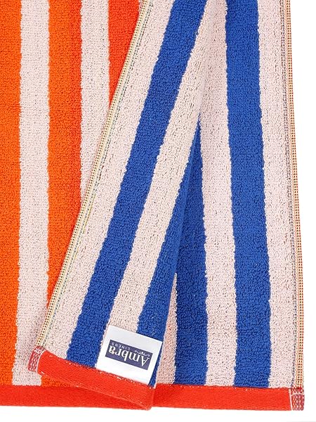 AMBRA LINENS 500 GSM HIGHLY ABSORBENT BATH TOWELS SET, 100% COTTON, SOFT AND PLUSH, ALL SEASONS USE, EXTRA LARGE, CABANA STYLE, BEST FOR POOL, BEACH, SPA, GYM (AQUA)