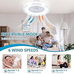 KAMLAM 24" Low Profile Ceiling Fan with