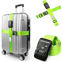 Travel Inspira Heavy Duty Luggage Straps with TSA Lock - Cross