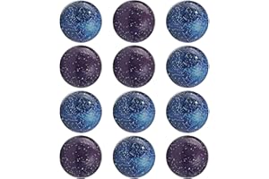 Neliblu 12 Pack 2.5" Stress Balls for Adults - Outer Space Theme Galaxy Design Stress Balls for Kids Bulk - Space Party Favors Stress Relief Balls for Finger Exercise