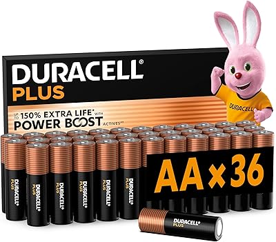 DURACELL Plus AA-Batterien (36er-Pack) – Alkaline-Batterien 1,5 V