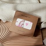 Soarwg Kids Moses Basket Sheet and Pram Fitted Cover Pink Heart Oval view 5