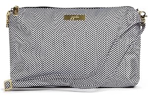 JuJuBe Be Quick Shoulder Bag Purse, Zippered Travel Clutch or Pouch, Lightweight Baby Bag or Diaper Bag Organizer, Detachable Wristlet Strap or Cross Body Strap, The Queen of the Nile