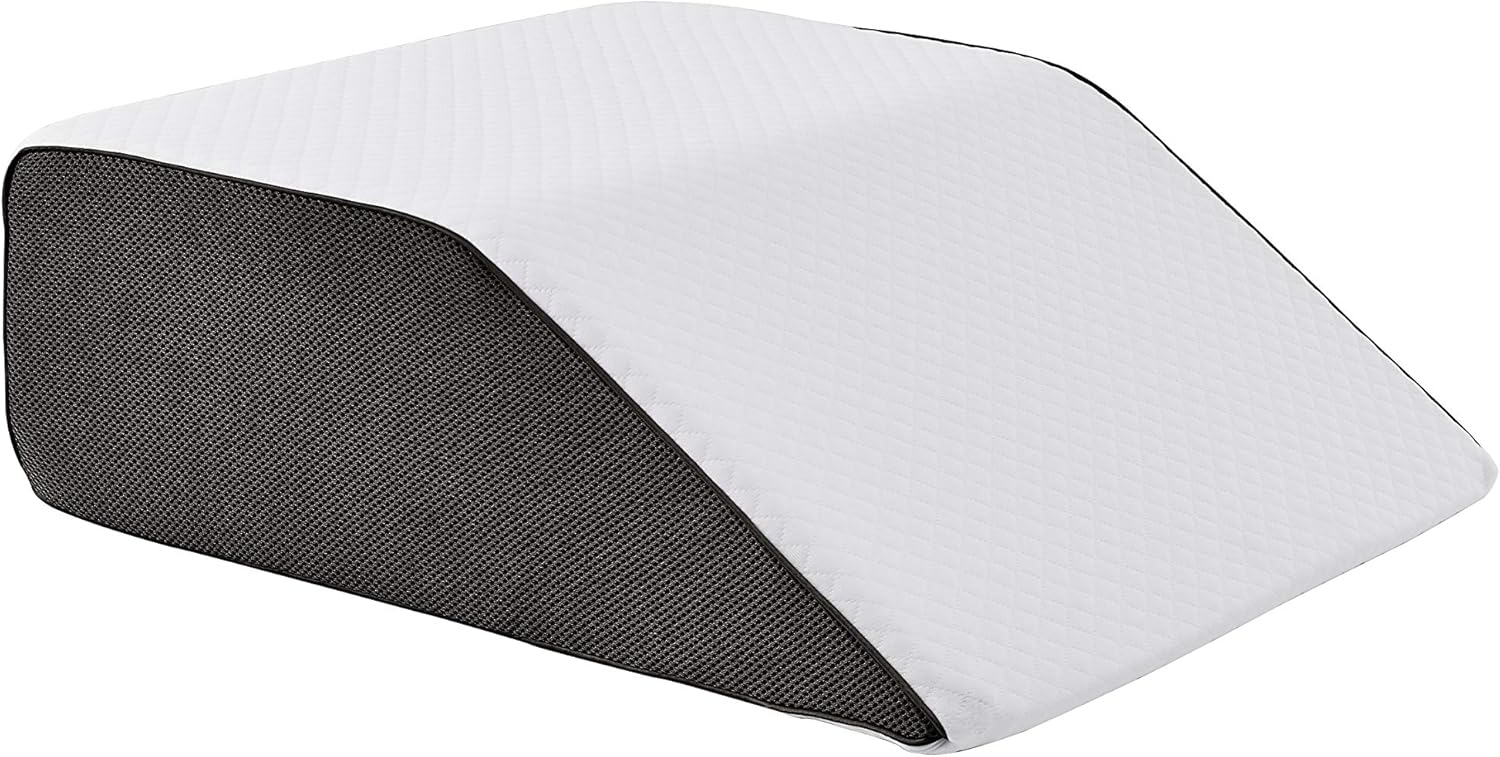 LIVIVO Premium Memory Foam Leg Rest Wedge Pillow Reduces Back Neck
