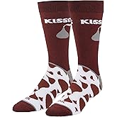 Cool Socks Hershey's Kisses Candy Fun Print Novelty Crew Socks for Men Large