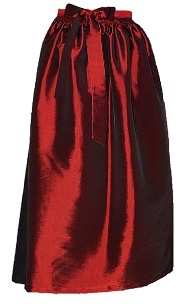 Schürze für Dirndl Trachtenkleid Dirndlkleid Dirndlschürze festliche Taftschürze Trachten Mode Trachtenmode einfärbig grün pi